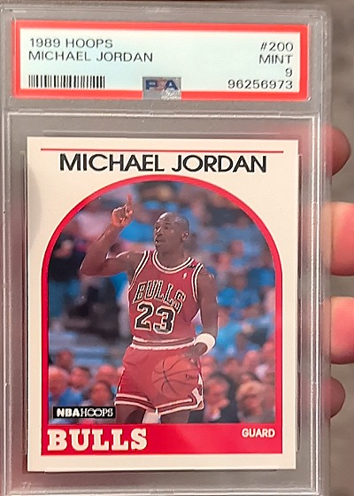 1989 Hoops #200 Michael Jordan — front