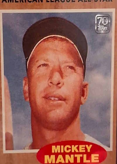 1962 Topps All Star Mickey Mantle — front