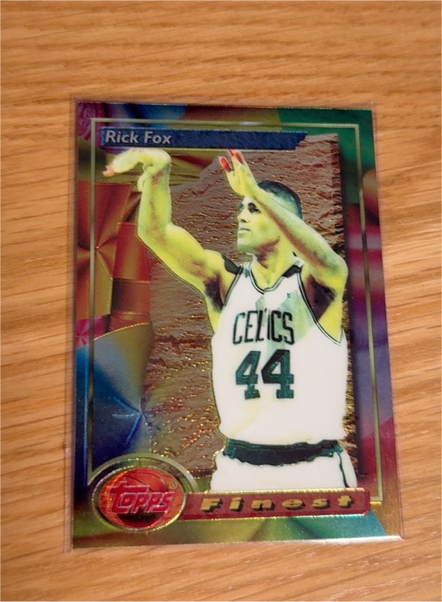 1993-94 Topps Finest #182 Rick Fox — front