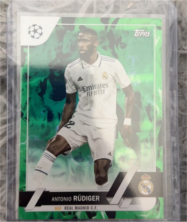 2022-23 Topps UEFA Club Competitions #58 Antonio Rüdiger — front