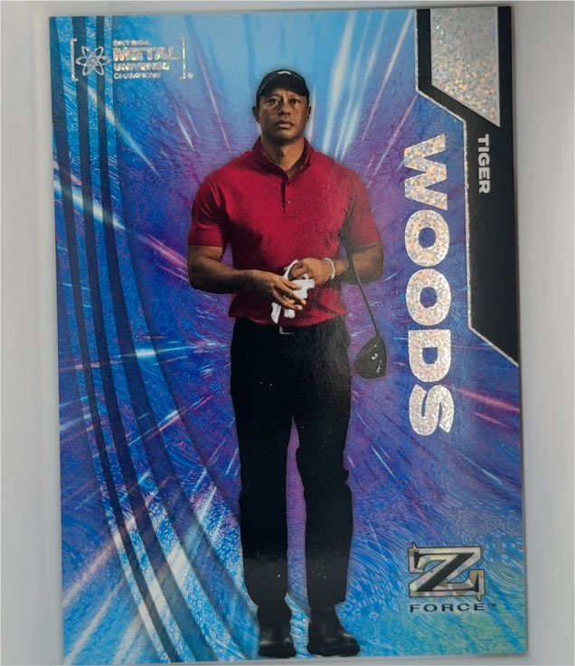 2024 Skybox Metal Universe Champions #Z-1 Tiger Woods Z-Force — front
