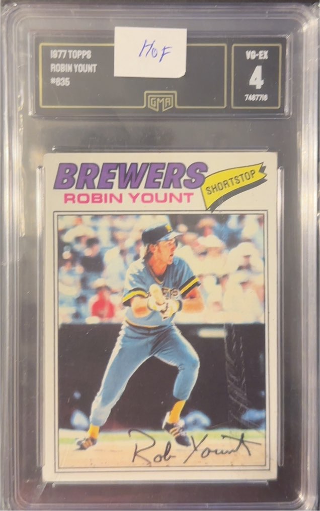 1977 Topps #635 Robin Yount — front