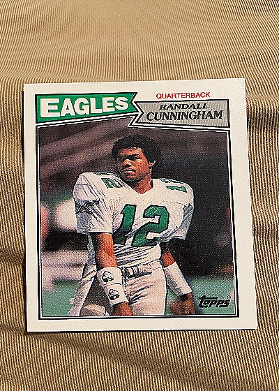 1987 Topps #296 Randall Cunningham Rookie Card — front