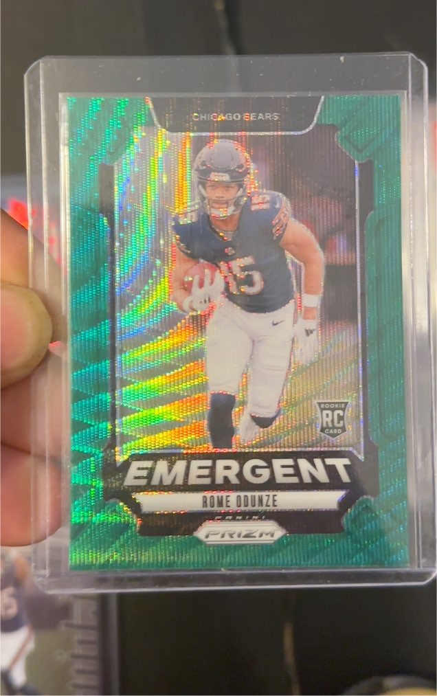 2024 Panini Prizm Emergent #11 Rome Odunze — front