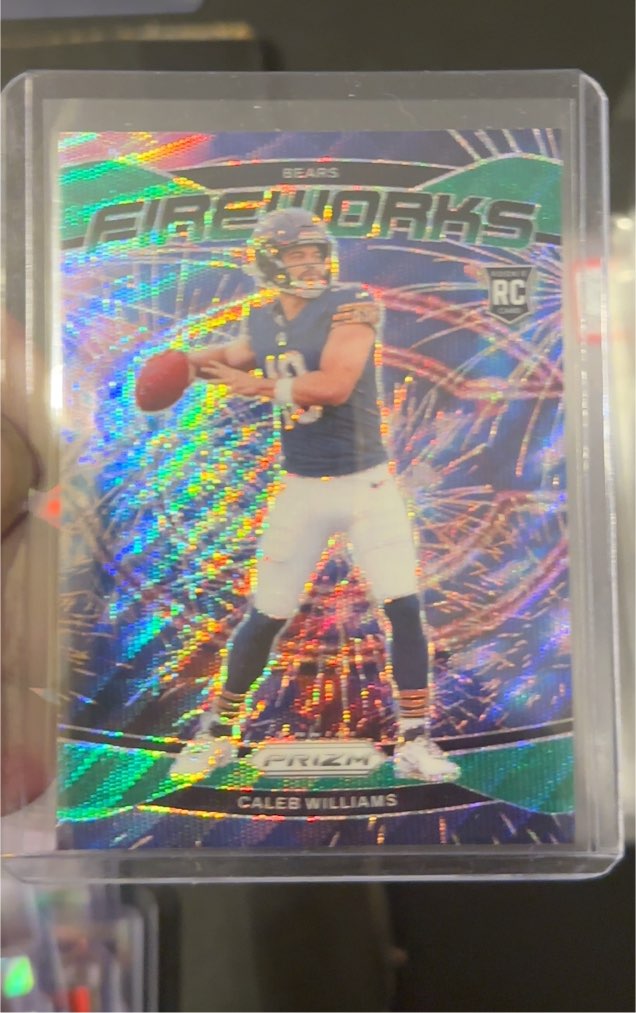 2024 Panini Prizm Fireworks #25 Caleb Williams — front