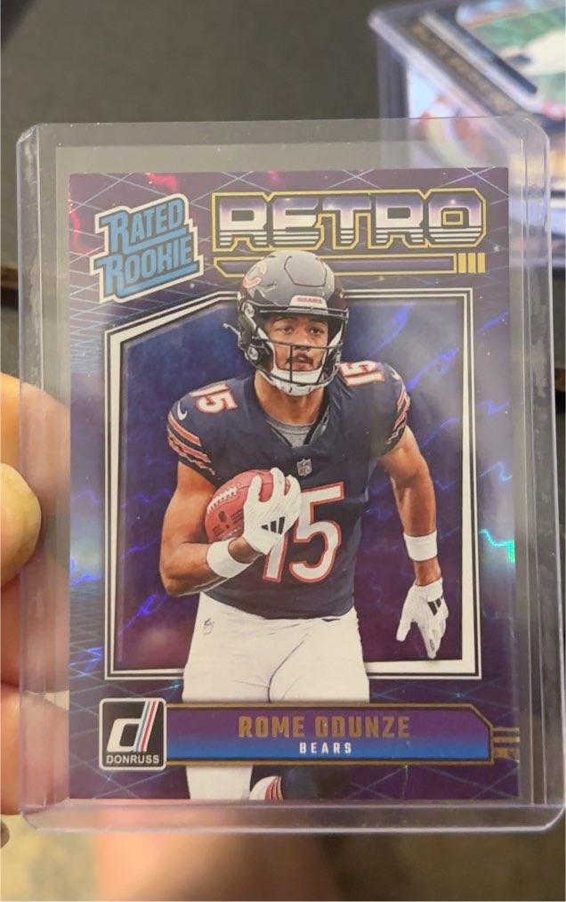 2024 Donruss Rated Rookie Retro #12 Rome Odunze — front