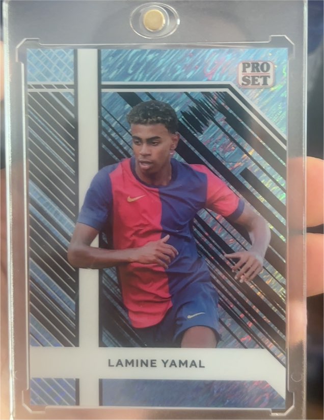 2024 Leaf Collective Promo Pro Set Shimmer Blue #PSB-4 Lamine Yamal — front