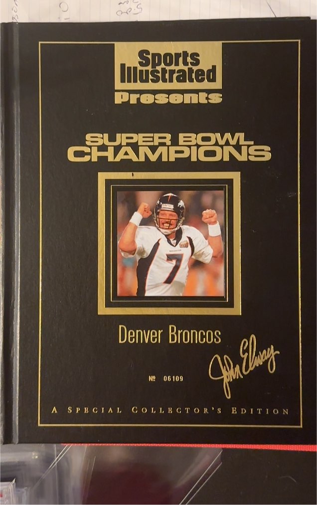 Sports Illustrated Presents Super Bowl Champions Denver Broncos #06109 John Elway — front