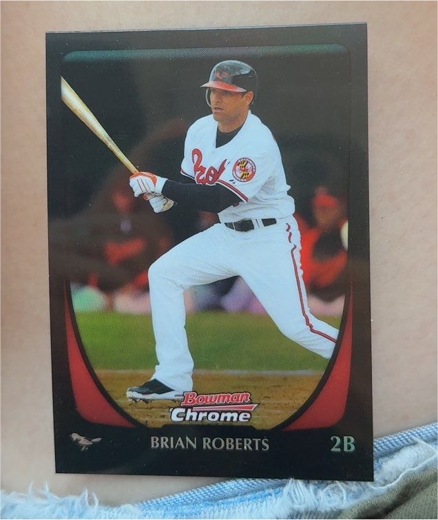 2011 Bowman Chrome #164 Brian Roberts — front