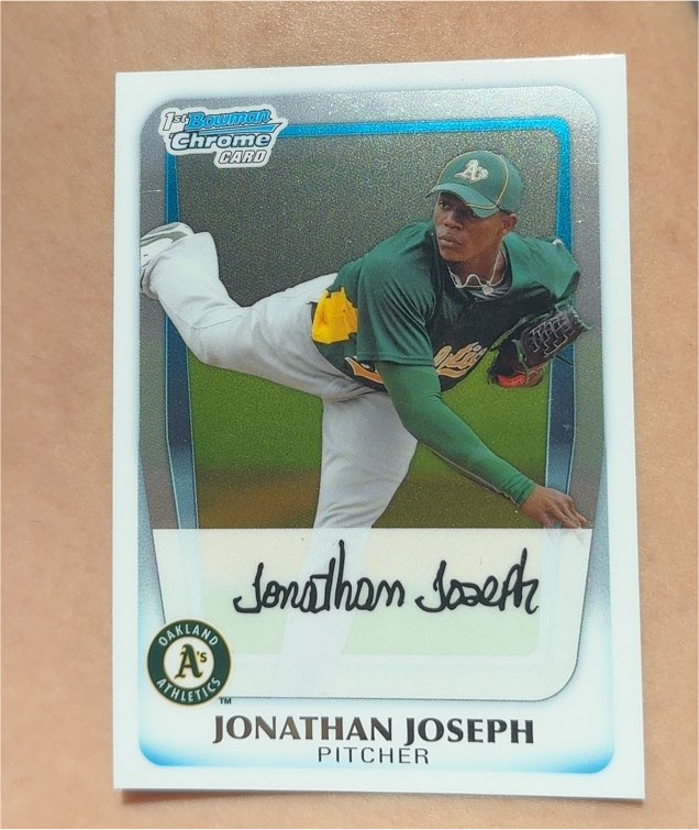 2011 Bowman Chrome #BCP126 Jonathan Joseph — front