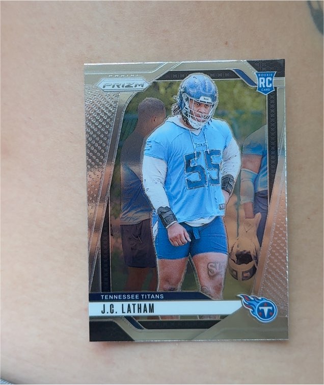 2024 Panini Prizm #334 J.C. Latham — front