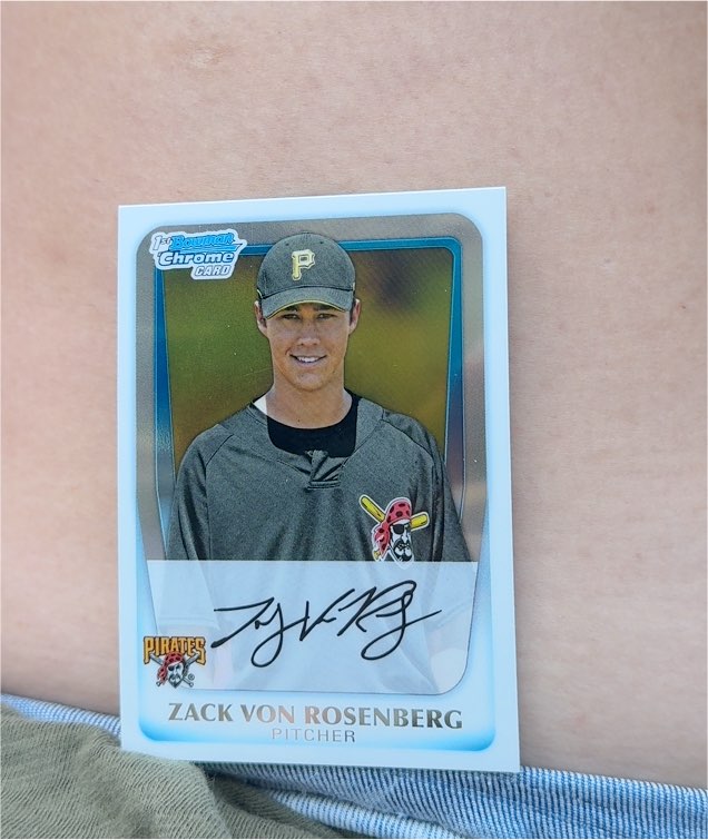 2011 Bowman Chrome #BCP193 Zack Von Rosenberg — front