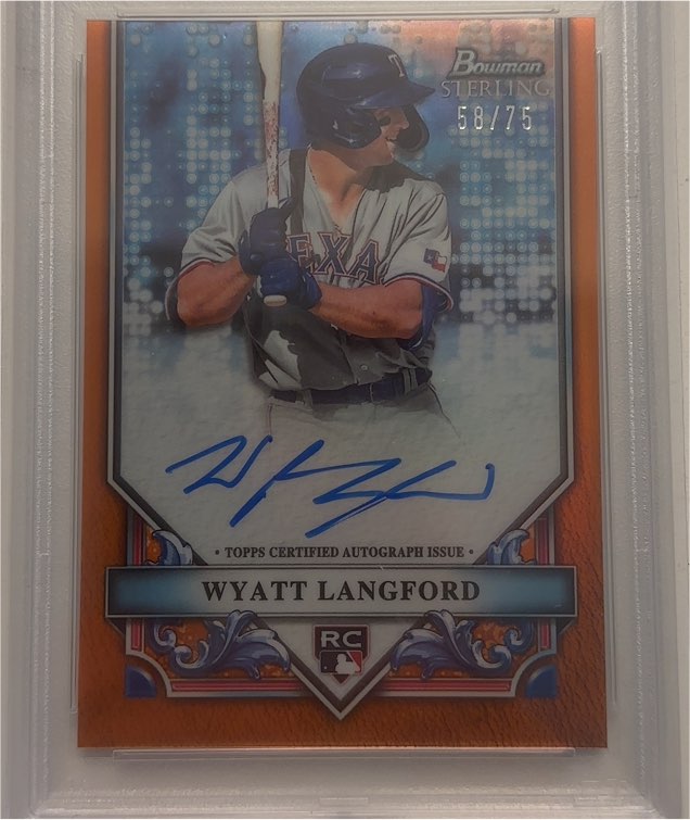 2024 Bowman Sterling #RA-WL Wyatt Langford — front