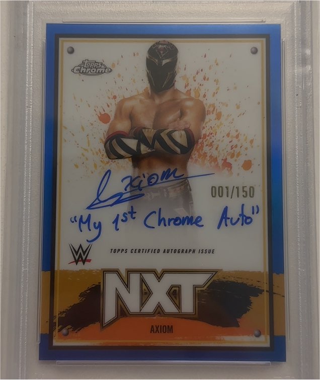 2025 Topps Chrome WWE NXT #NXT-AXM Axiom — front