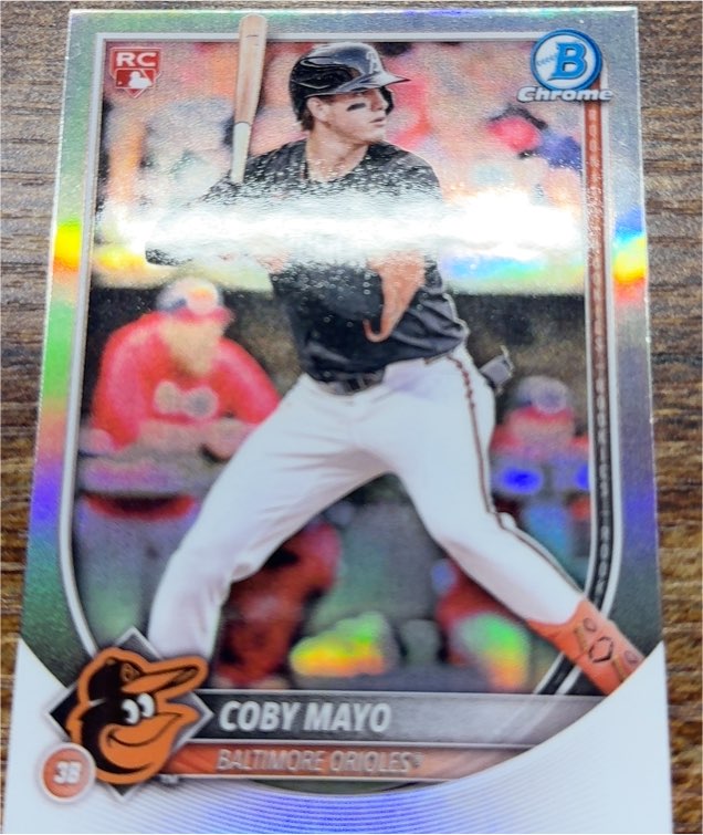 2025 Bowman Chrome #37 Coby Mayo — front