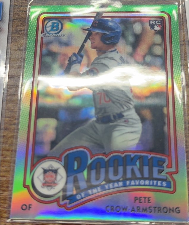 2024 Bowman Chrome #ROY-13 Pete Crow-Armstrong Rookie of the Year Favorites — front