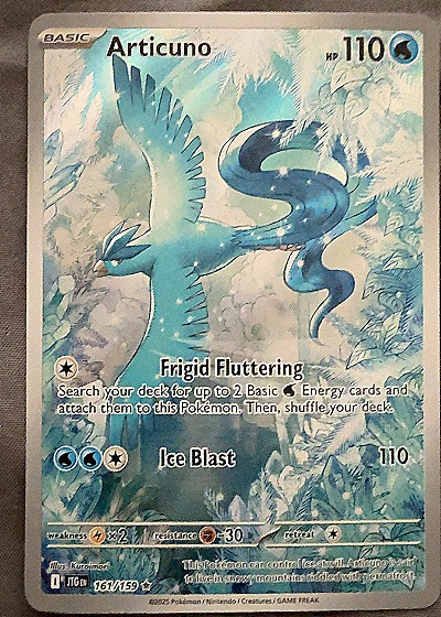 2023 Pokémon TCG Journey Together #161/159 Articuno Illustration Rare — front