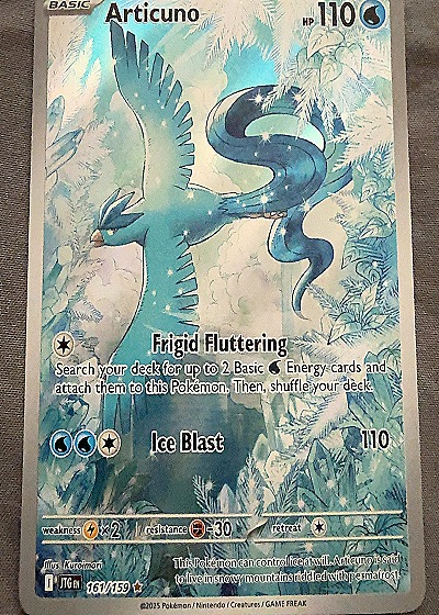2025 Pokémon Journey Together #161/159 Articuno — front