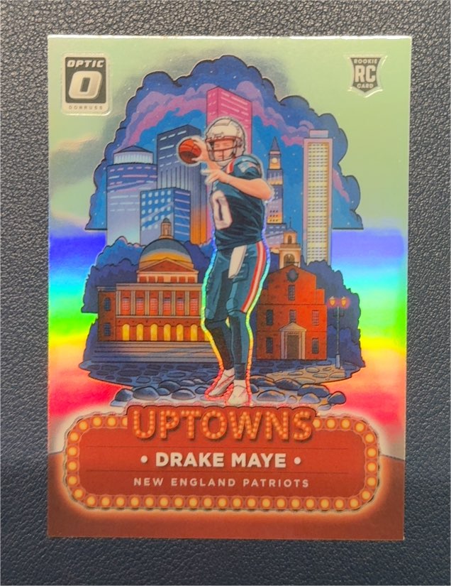 2024 Panini Donruss Optic Uptowns #4 Drake Maye Rookie — front