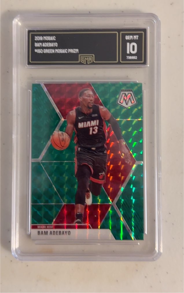 2019-20 Panini Mosaic #150 Bam Adebayo — front