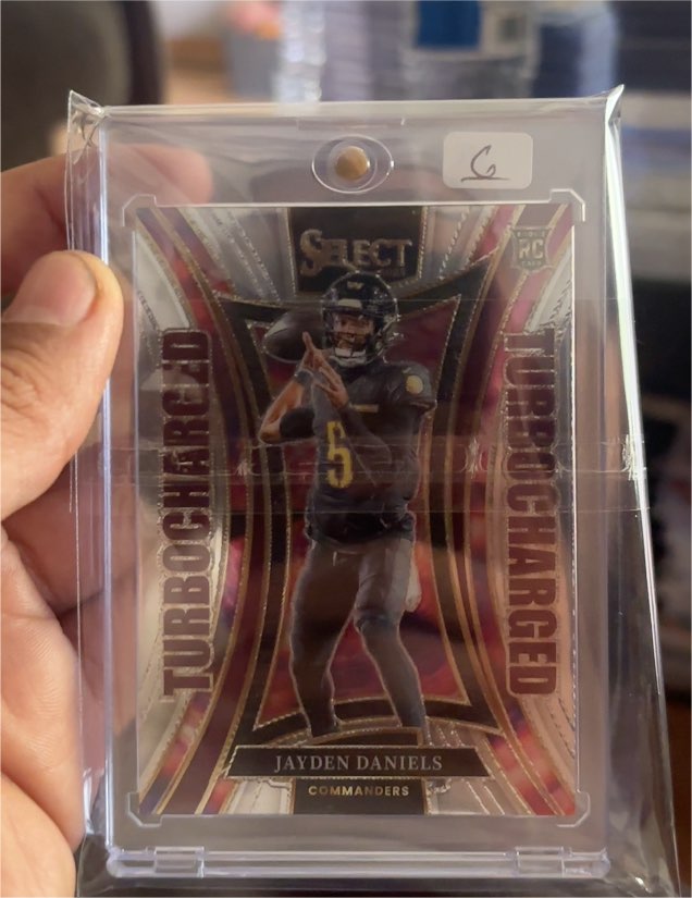 2024 Panini Select #12 Jayden Daniels Turbocharged — front