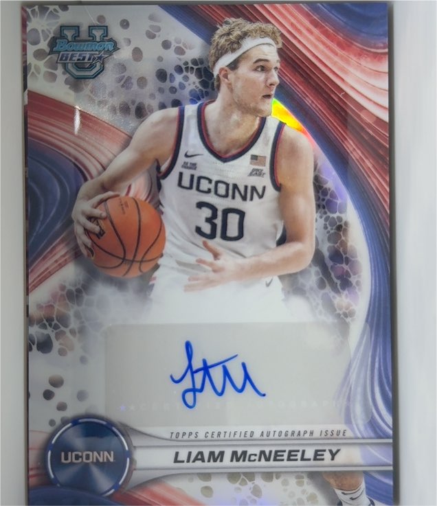 2024-25 Bowman Best University #B24-LM Liam McNeeley — front