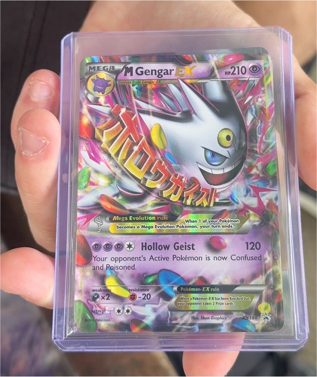 Mega Gengar EX #XY166 Pokémon Promo 2016 — front