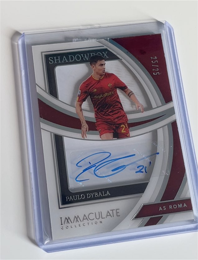 2022-23 Panini Immaculate Shadowbox #Shadowbox Paulo Dybala — front