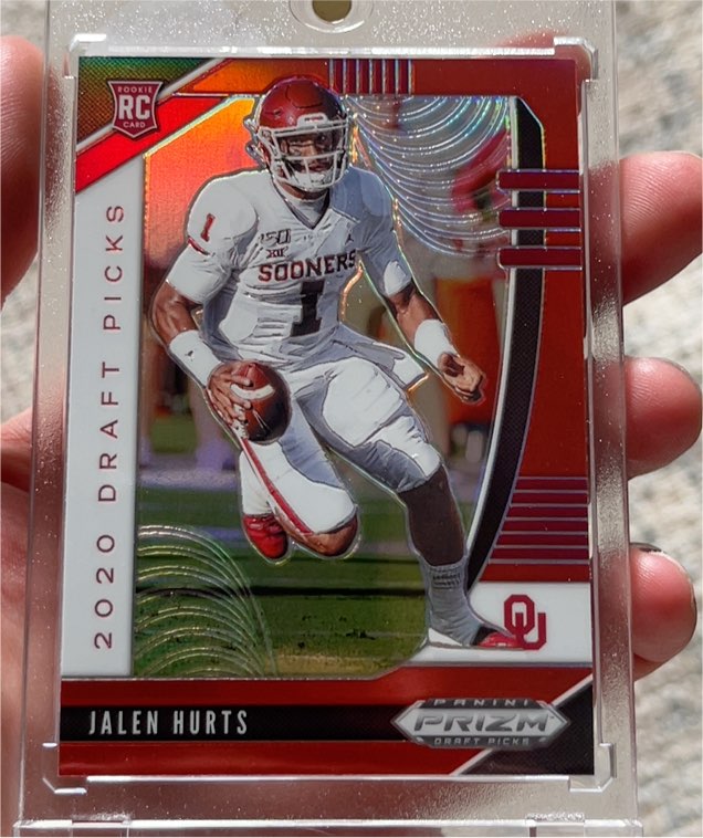 2020 Panini Prizm Draft Picks #129 Jalen Hurts — front