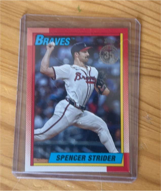 2025 Topps Series 2 1990 Topps 35th Anniversary #90B2-32 Spencer Strider — front