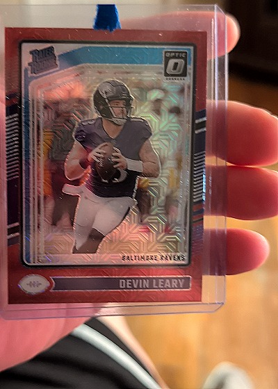 2024 Donruss Optic #227 Devin Leary — front