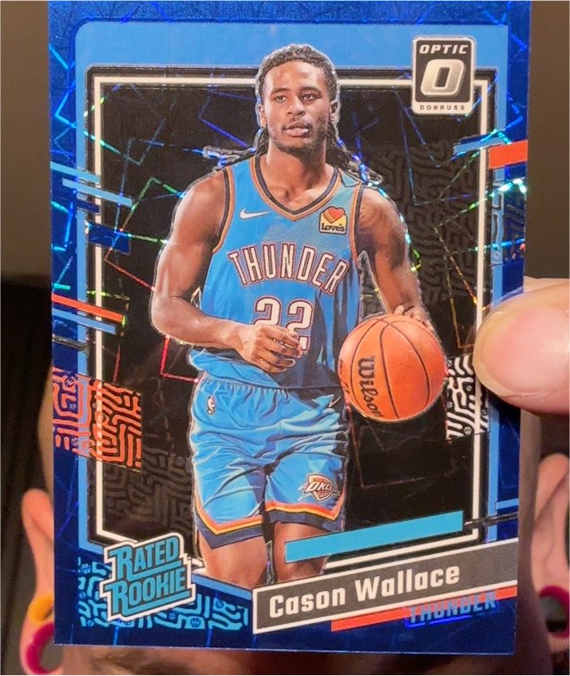 2023-24 Panini Donruss Optic #218 Cason Wallace — front