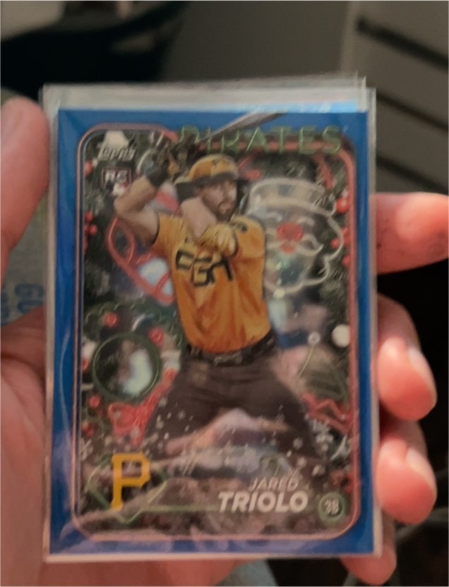 2024 Topps Holiday #H188 Jared Triolo — front