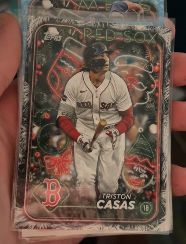 2024 Topps Holiday #H18 Triston Casas — front