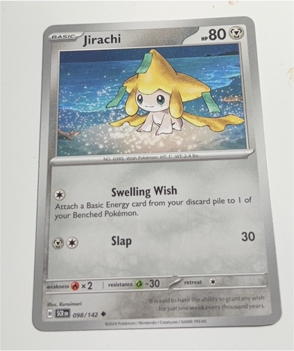 2024 Pokémon SV07 Stellar Crown #098 Jirachi — front