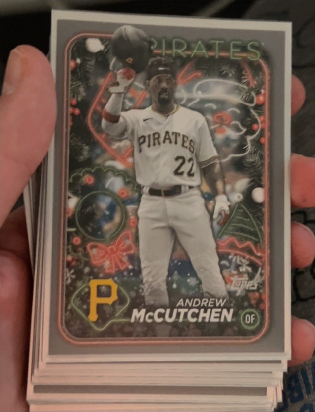 2024 Topps Holiday #H176 Andrew McCutchen — front