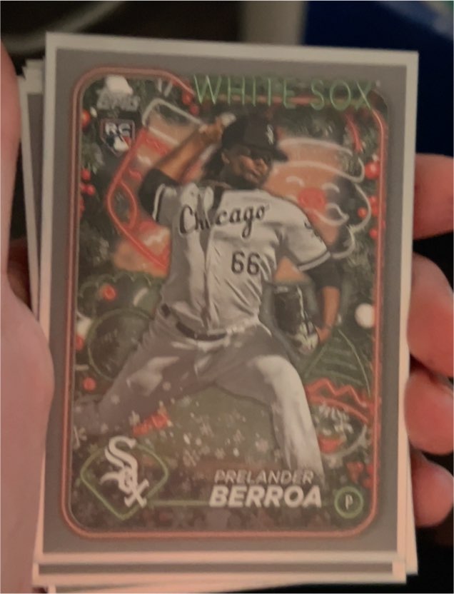 2024 Topps Holiday #H182 Prelander Berroa — front