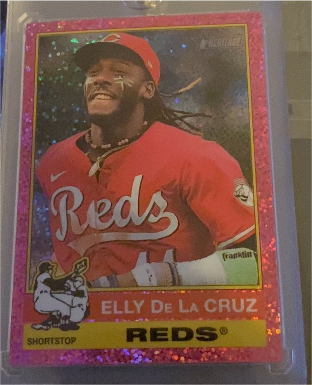 2025 Topps Heritage #263 Elly De La Cruz — front