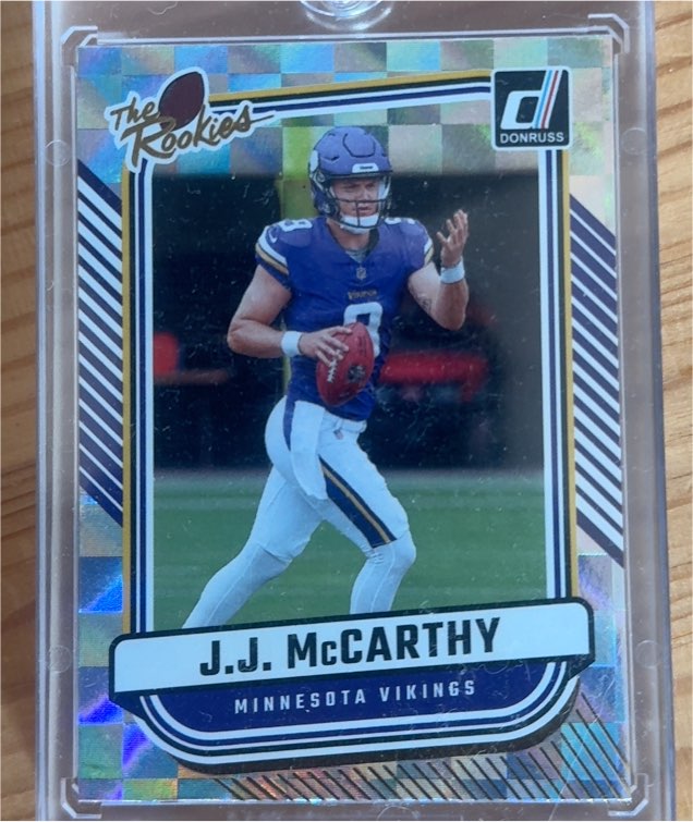 2024 Donruss The Rookies #TR-1 J.J. McCarthy — front