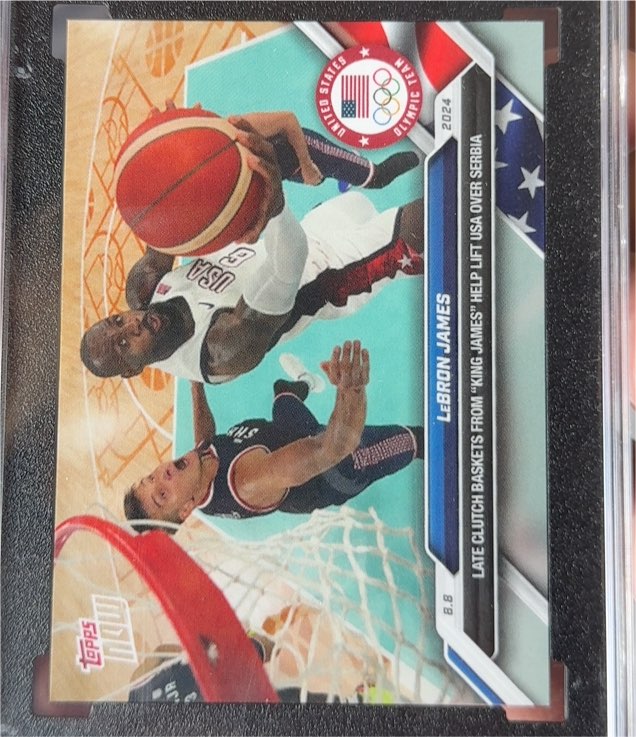 2024 Topps Now Olympics #24 LeBron James — front