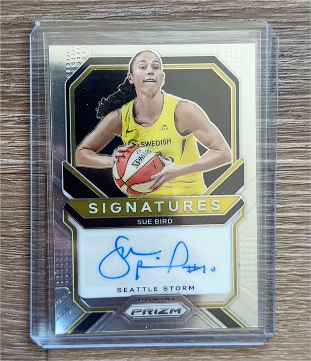 2021 Panini Prizm WNBA #SG-SBD Sue Bird Signatures — front