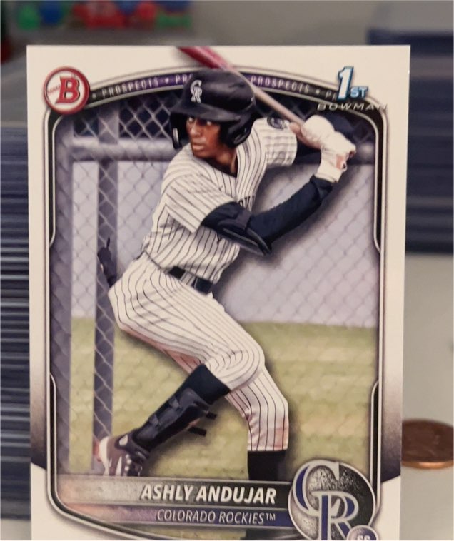 2025 Bowman Prospects #BP-20 Ashly Andujar — front