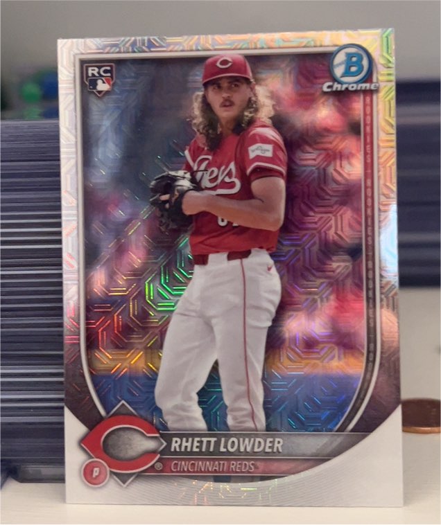 2025 Bowman Chrome #6 Rhett Lowder — front
