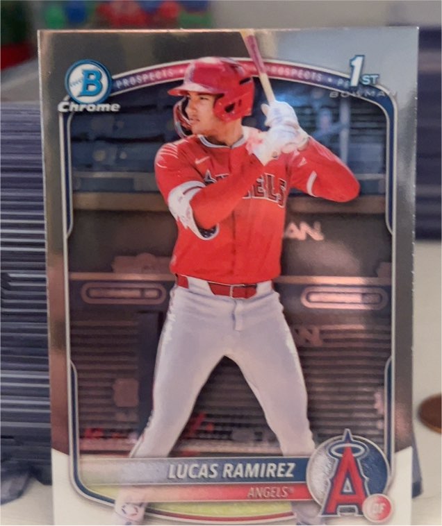 2025 Bowman Chrome Prospects #BCP-135 Lucas Ramirez — front