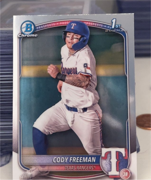 2025 Bowman Chrome Prospects #BCP-112 Cody Freeman — front