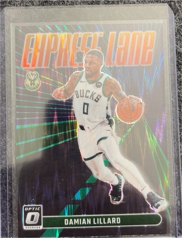 2023-24 Panini Donruss Optic #5 Damian Lillard Express Lane — front