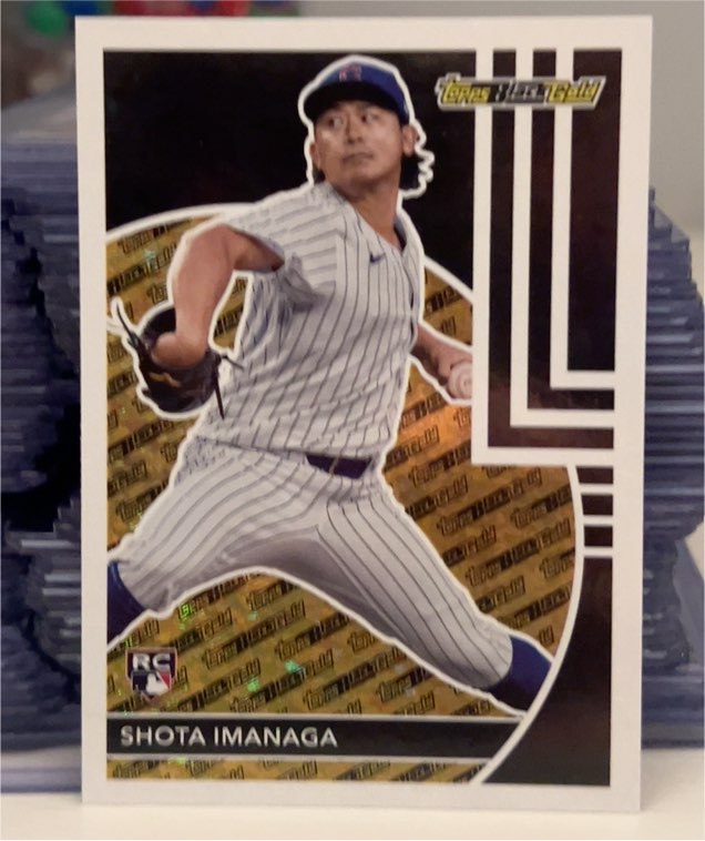 2024 Topps Update #BG-18 Shota Imanaga Topps Black Gold — front