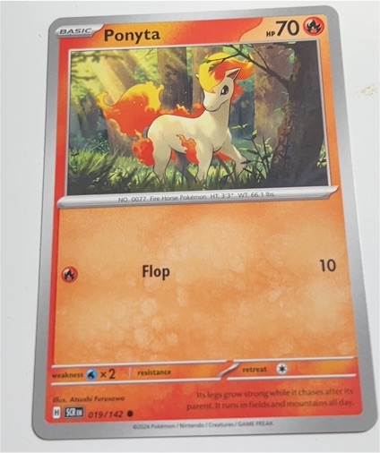 2024 Pokémon SV07: Stellar Crown #019 Ponyta — front