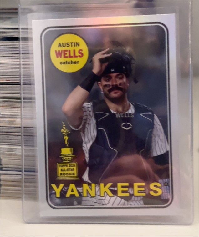 2025 Topps Heritage 25th Anniversary #H25-18 Austin Wells — front