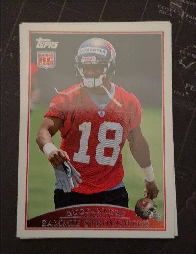 2009 Topps Football #426 Sammie Stroughter — front